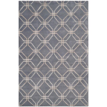 Safavieh 9 x 12 ft. Tibetan Hand Knotted Rectangle Area Rug, Blue TB051C-9